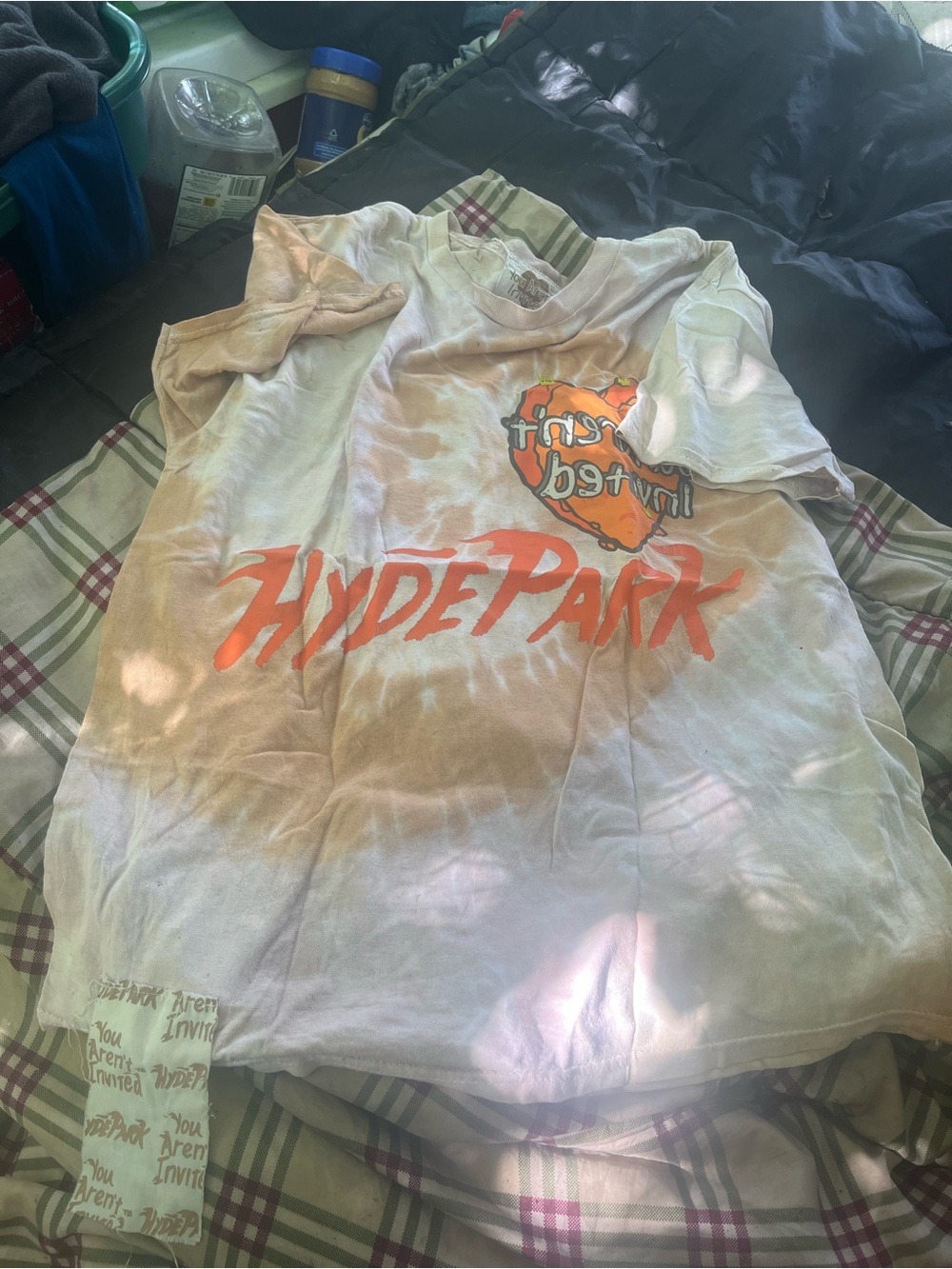 Kids Graphic Tee - Orange Tie-Dye